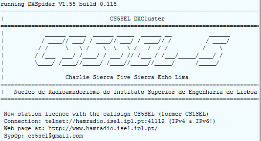 CS5SEL DX Cluster